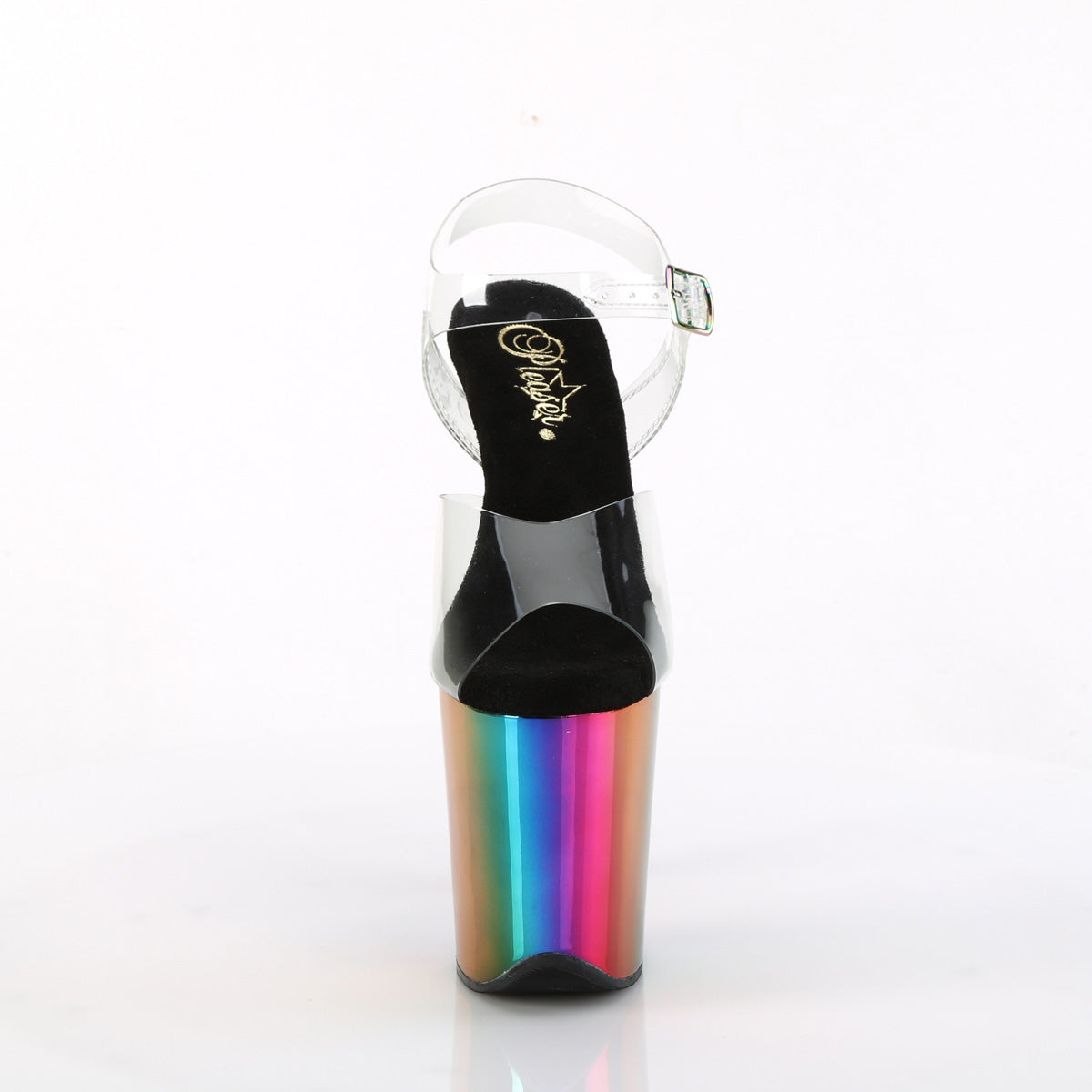 Pleaser  Des sandales FLAMINGO-808rc CLR /Rainbow Chrome