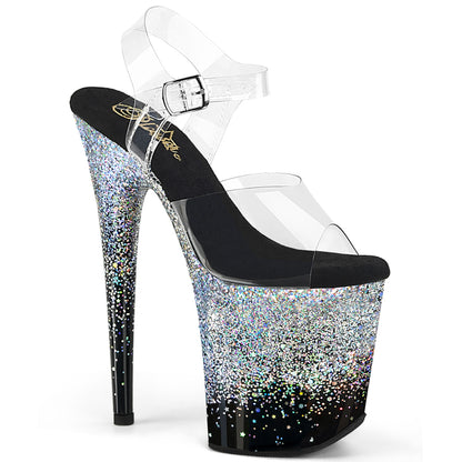 Pleaser   FLAMINGO-808SS CLR / BLK-SLV Multitter