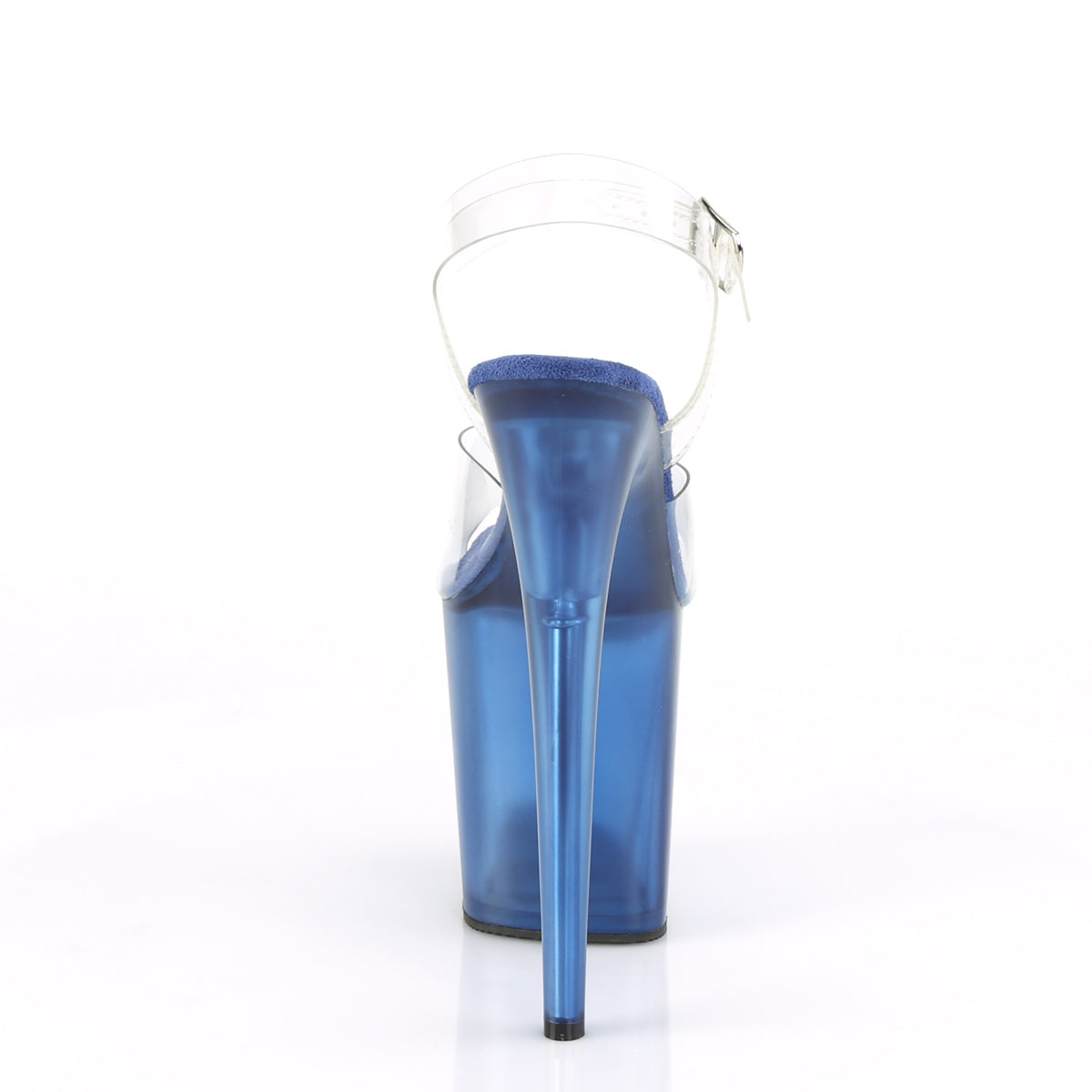 Pleaser Sandales pour femmes FLAMINGO-808t CLR / Bleu teinté