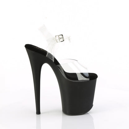 Pleaser   FLAMINGO-808Tgrs CLR / BLK-RED