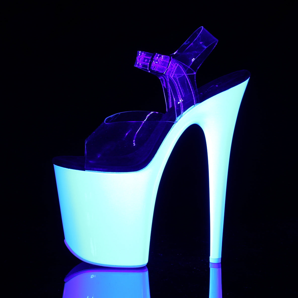 Pleaser Sandales pour femmes FLAMINGO-808udu CLR / NEON WHT