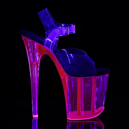 Pleaser Sandales pour femmes FLAMINGO-808uvt clr / h. Rose teinté