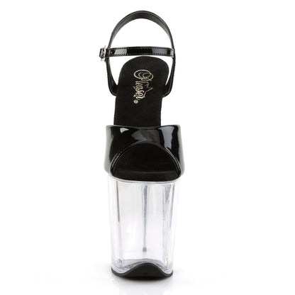 Pleaser Sandales pour femmes FLAMINGO-809 BLK PAT / CLR