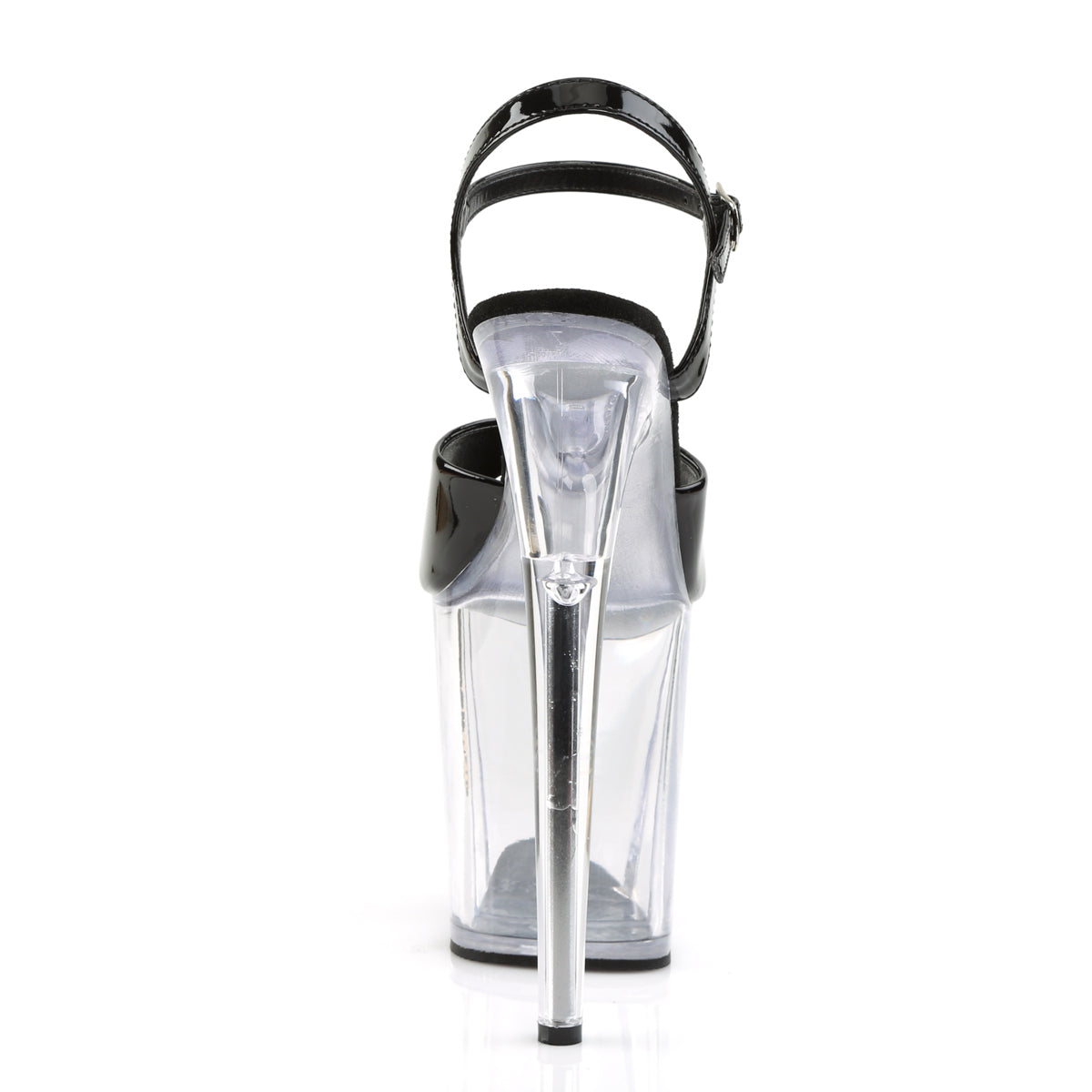 Pleaser Sandales pour femmes FLAMINGO-809 BLK PAT / CLR