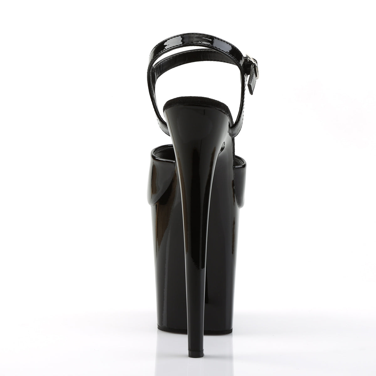 Pleaser Sandales pour femmes FLAMINGO-809 BLK PAT / BLK