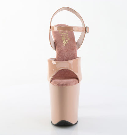 Pleaser Women's Platform Shoes FLAMINGO-809 Blush Pat/Blush