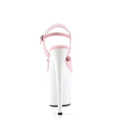 Pleaser  Sandals FLAMINGO-809 B. Pink Pat/Wht