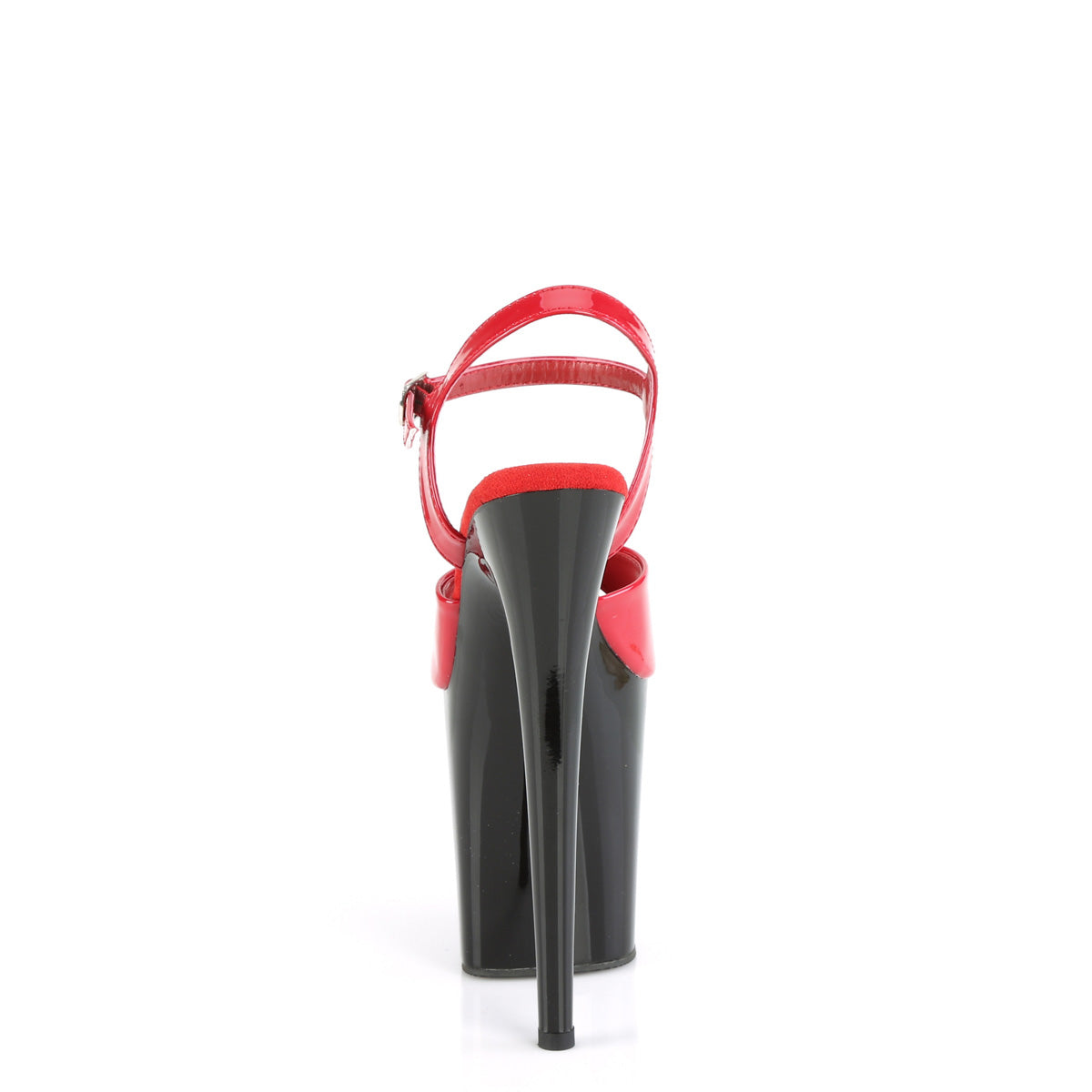 Pleaser  Sandals FLAMINGO-809 Red Pat/Blk