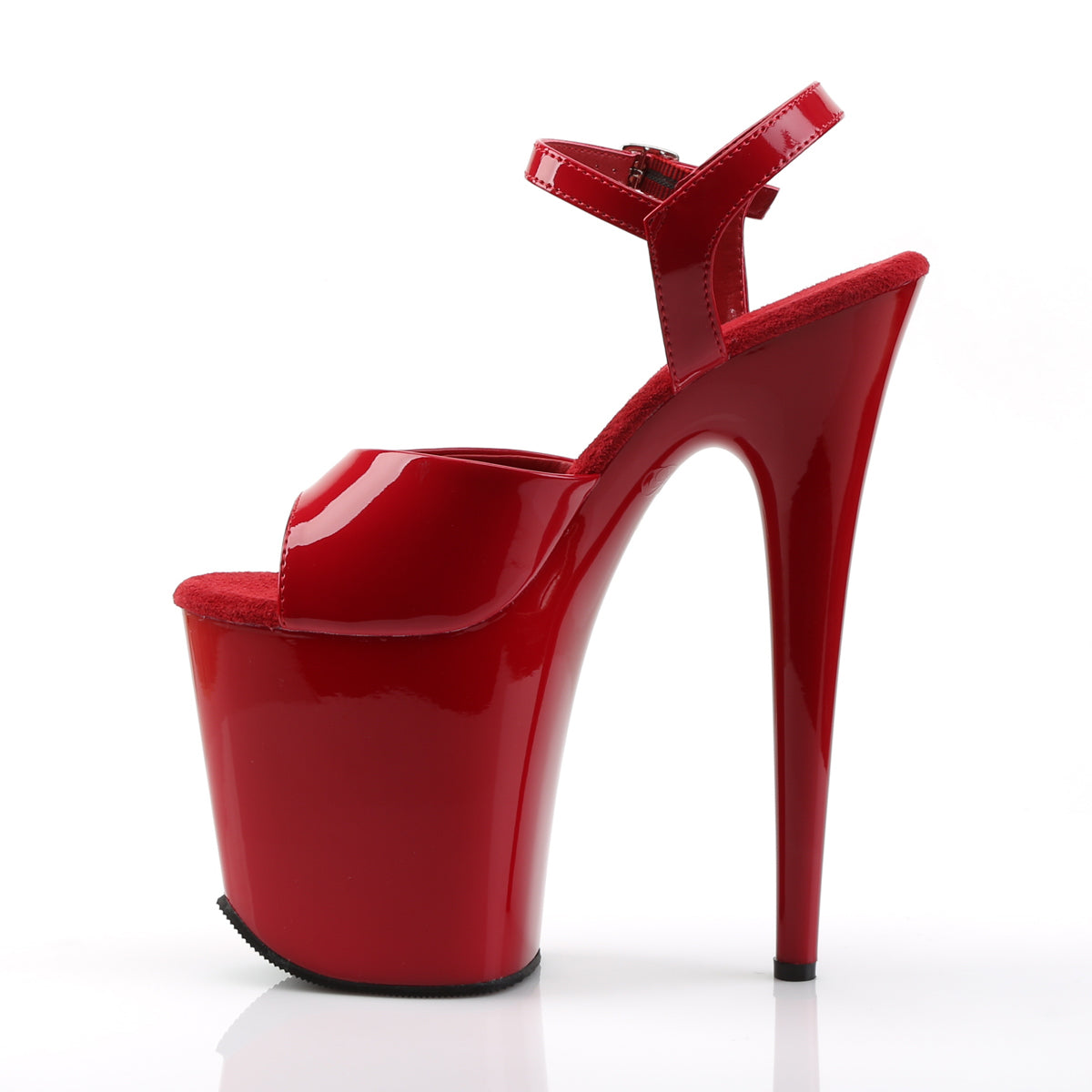 Pleaser Sandales pour femmes FLAMINGO-809 Pat rouge / rouge