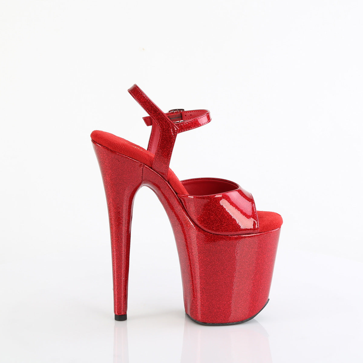 Pleaser   FLAMINGO-809gp Ruby Red paillettes Pat / m
