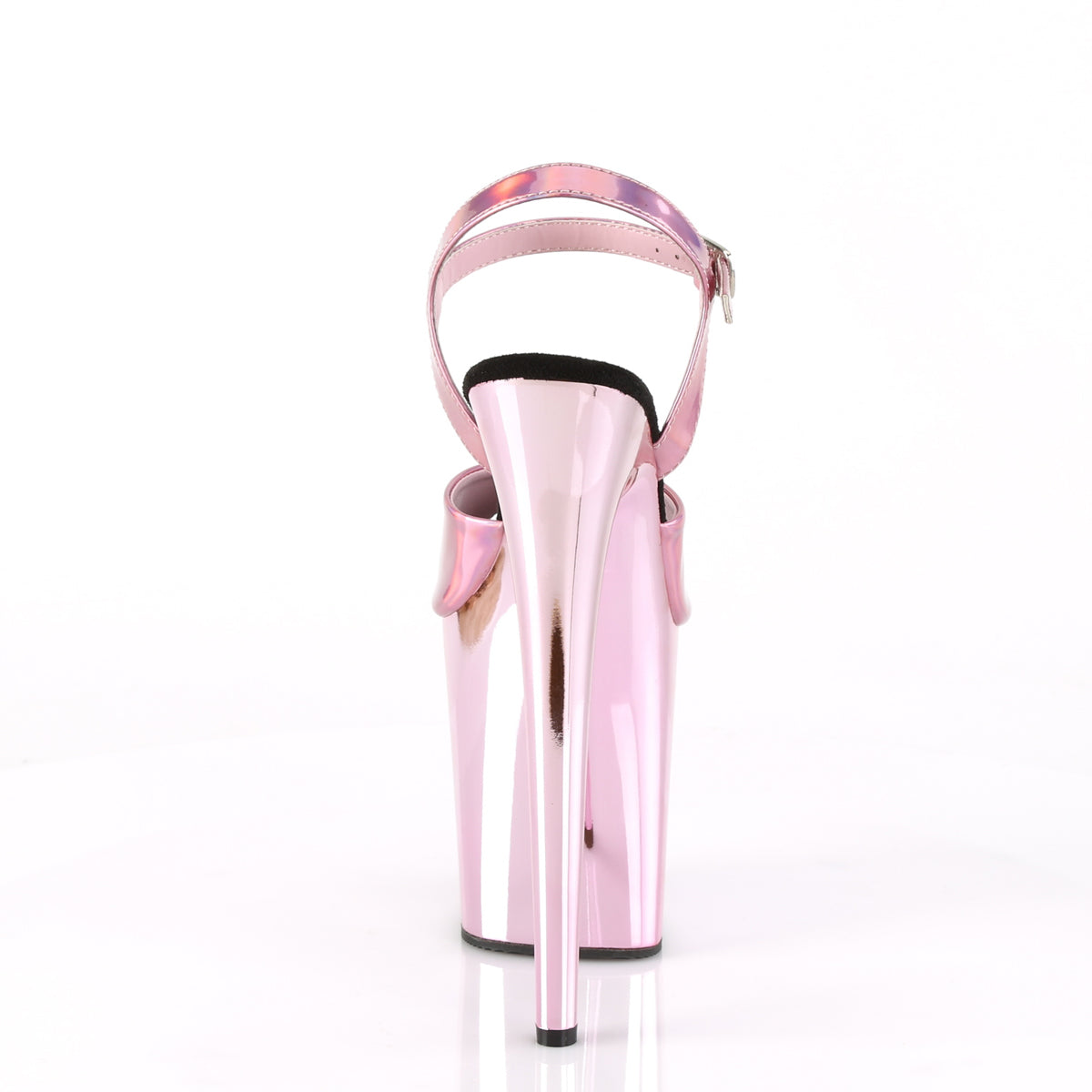 Pleaser Sandales pour femmes FLAMINGO-809hg B. hologramme rose / b. Chrome rose
