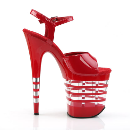 Pleaser Womens Sandals FLAMINGO-809LN Red Pat/Red