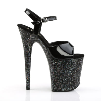 Pleaser Sandales pour femmes FLAMINGO-809mg blk / blk