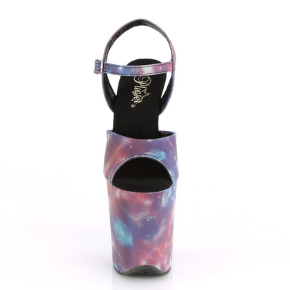 Pleaser Sandales pour femmes FLAMINGO-809refl violet-bleu réfléchissant / bleu violet refl.