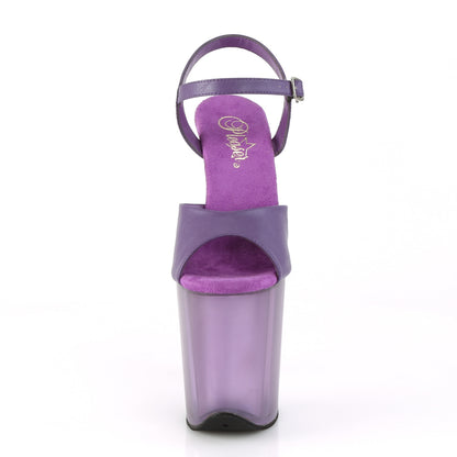 Pleaser Sandales pour femmes FLAMINGO-809T en similicuir pour violet / violet givré