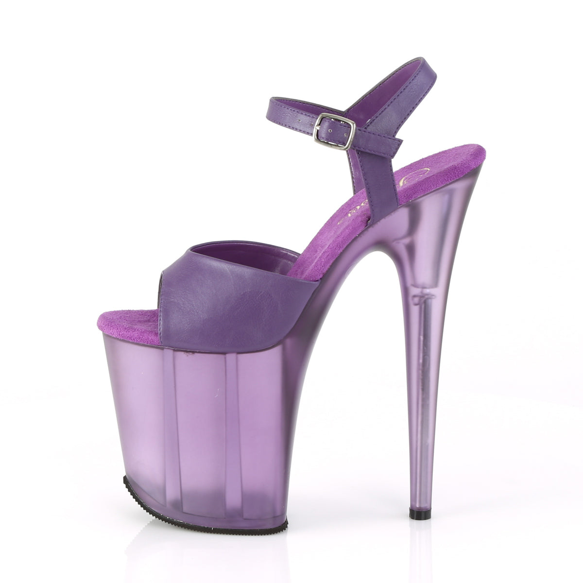 Pleaser Sandales pour femmes FLAMINGO-809T en similicuir pour violet / violet givré