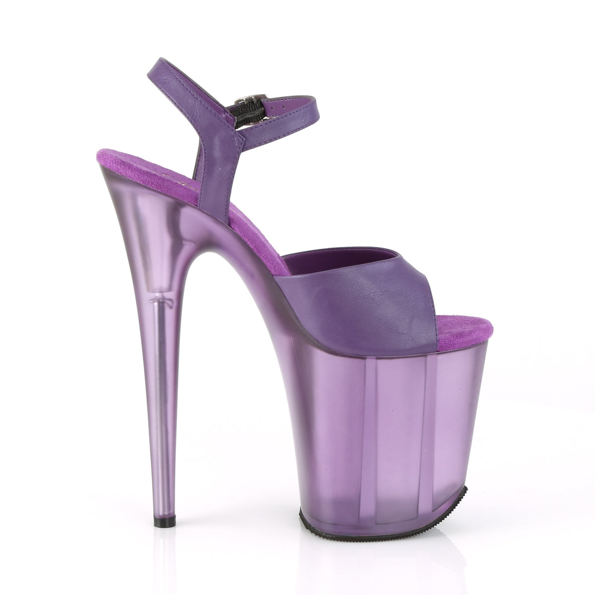 Pleaser Sandales pour femmes FLAMINGO-809T en similicuir pour violet / violet givré