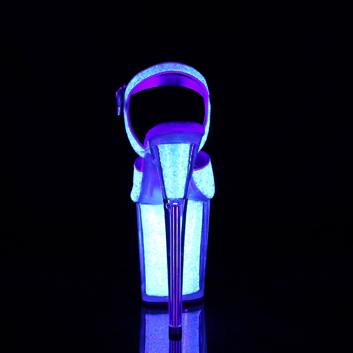 Pleaser Sandales pour femmes FLAMINGO-810vg néon opal scintillant / jeu d'opal au néon