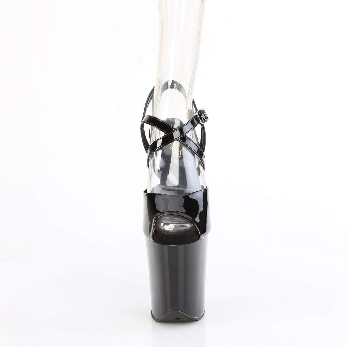 Pleaser   FLAMINGO-824 BLK PAT / BLK