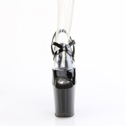 Pleaser   FLAMINGO-824 BLK PAT / BLK