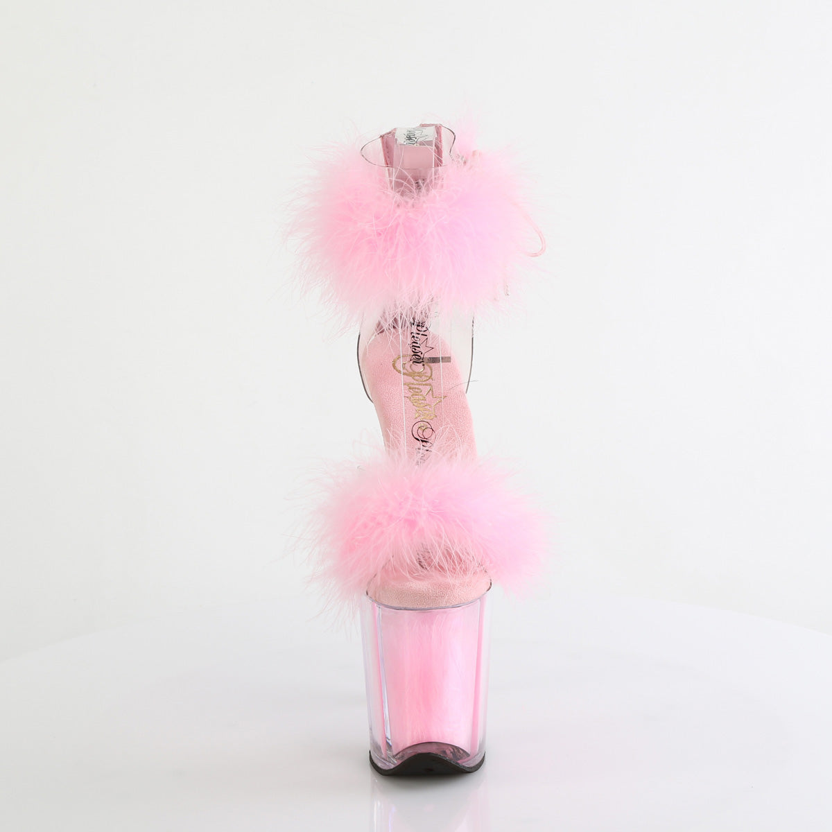 Pleaser   FLAMINGO-824F Clr-B. Pink Fur/M