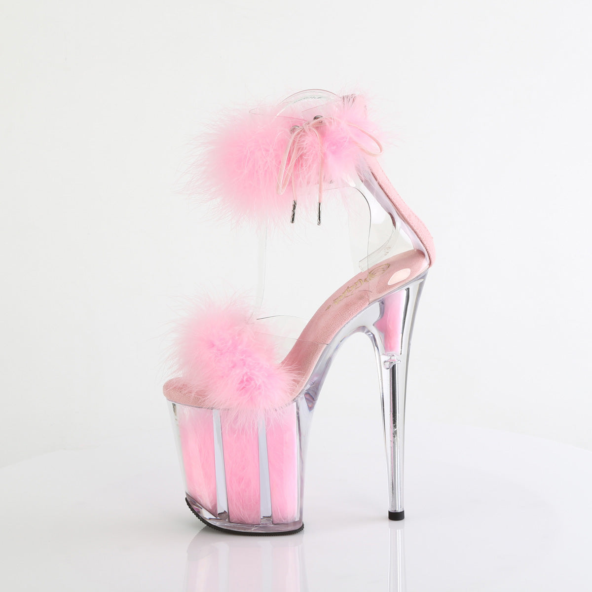 Pleaser   FLAMINGO-824F Clr-B. Pink Fur/M