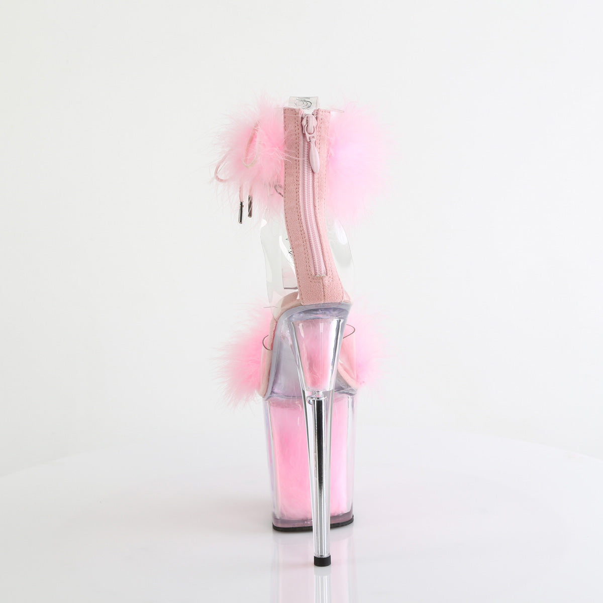 Pleaser   FLAMINGO-824F Clr-B. Pink Fur/M