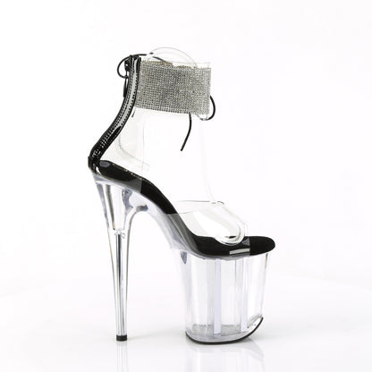 Pleaser   FLAMINGO-824RS CLR-BLK / CLR
