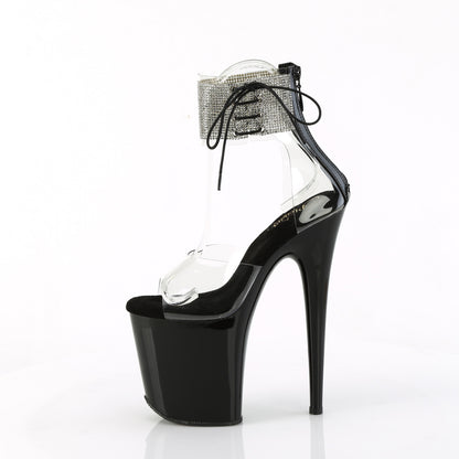 Pleaser   FLAMINGO-824RS CLR / BLK