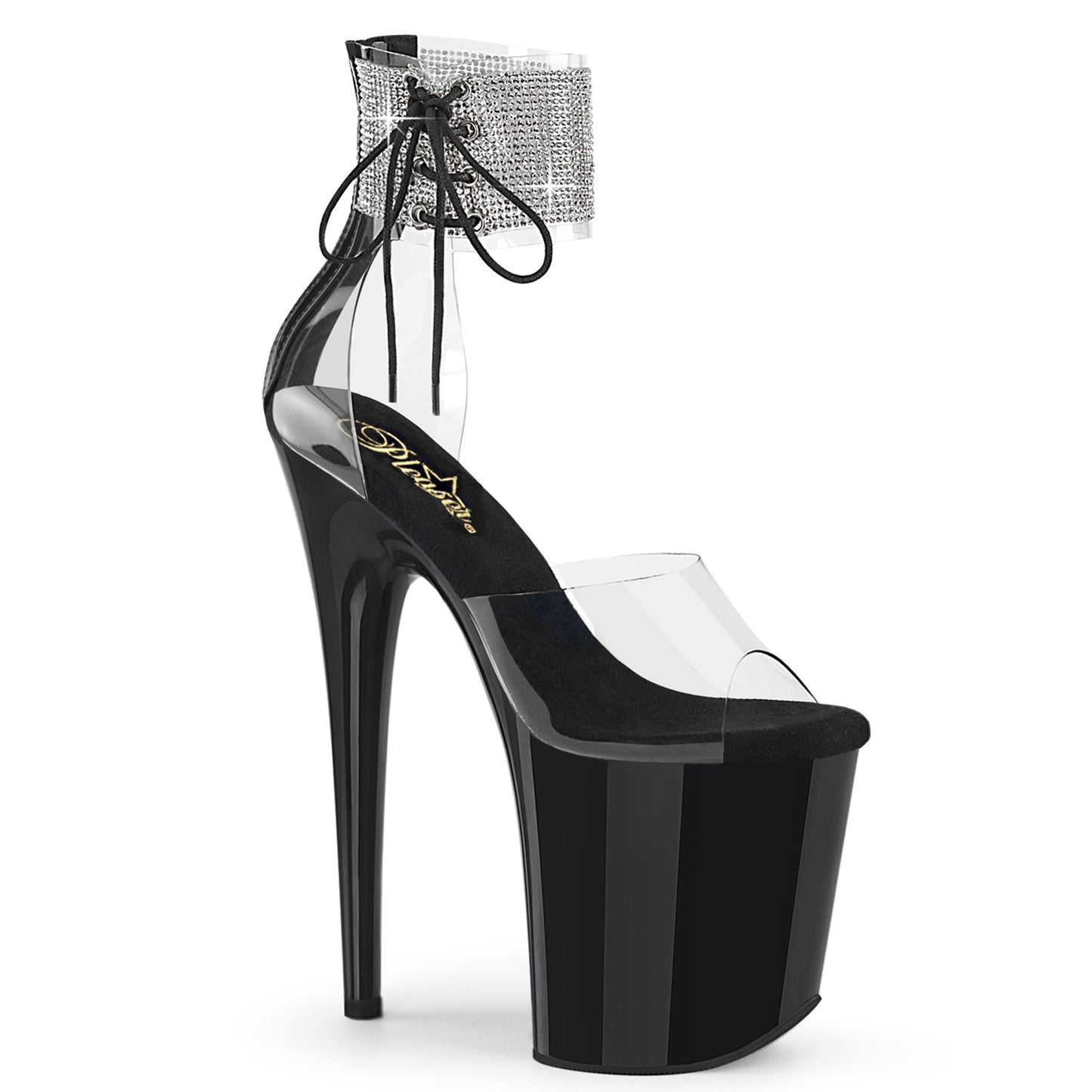 Pleaser   FLAMINGO-824RS CLR / BLK