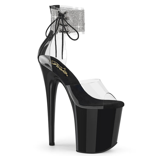 Pleaser   FLAMINGO-824RS CLR / BLK