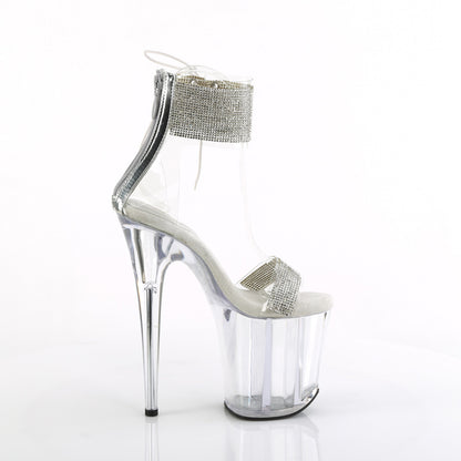 Pleaser   FLAMINGO-827RS CLR-SLV / CLR