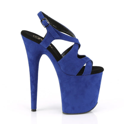 Pleaser Sandales pour femmes FLAMINGO-831fs royal bleu faux daim / daim bleu royal bleu