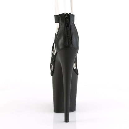 Pleaser Sandales pour femmes FLAMINGO-859 BLK BAND BAND-FAUX CUIR / BLK MATTE