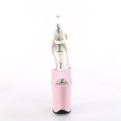 Pleaser   FLAMINGO-868 B. rose -Wht Pat / b. Rose-wht