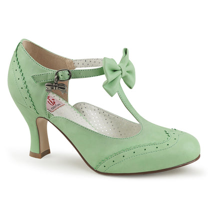 Pin Up Couture Pompes pour femmes FLAPPER-11 Cuir Faux Mint