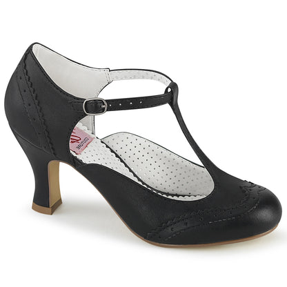 Pin Up Couture Pompes pour femmes FLAPPER-26 blk pu