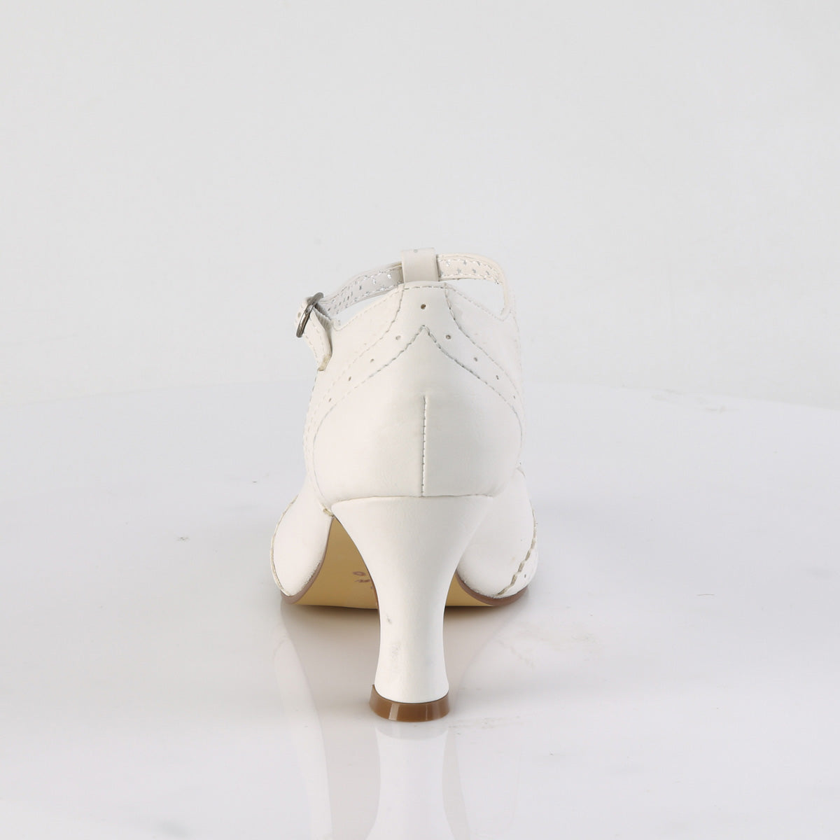 Pin Up Couture Pompes pour femmes FLAPPER-26 wht pu