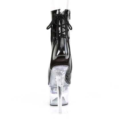 Pleaser Bottines pour femmes FLASHDANCE-1018-7 BLK PAT / CLR