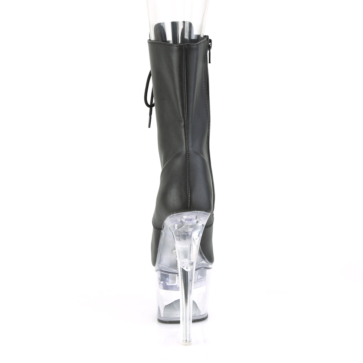 Pleaser Bottines pour femmes FLASHDANCE-1020-7 Blk Faux Cuir / CLR