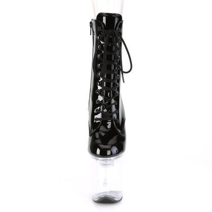 Pleaser Bottines pour femmes FLASHDANCE-1020-8 BLK PAT / CLR