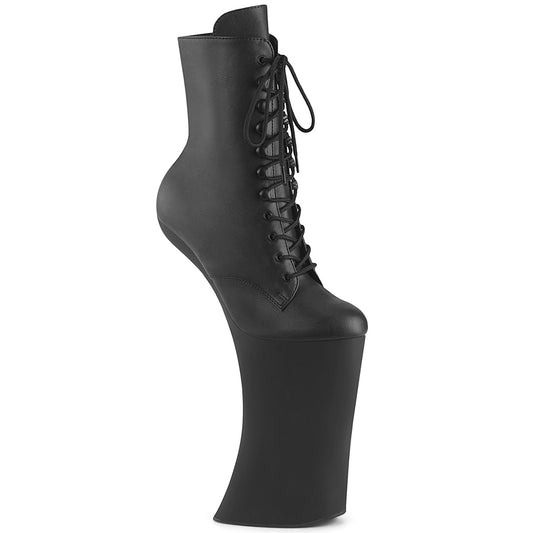 Pleaser Women's Platform Shoes FORBIDDEN-1020 Blk Faux Leather/Blk Matte