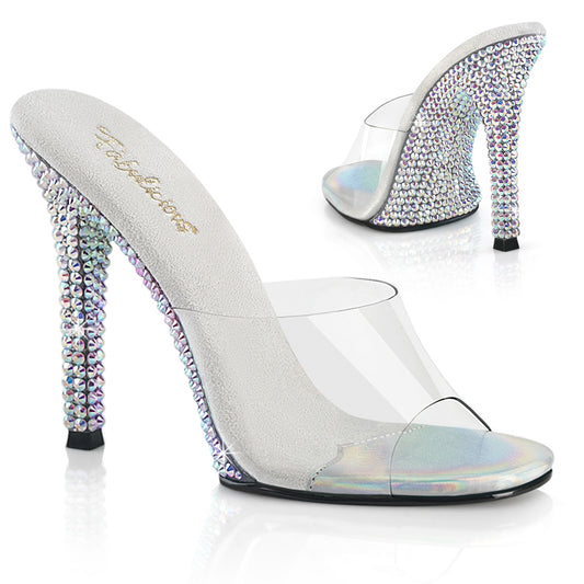 Fabulicious Women's Shoes GALA-01DML Clr/Slv AB RS