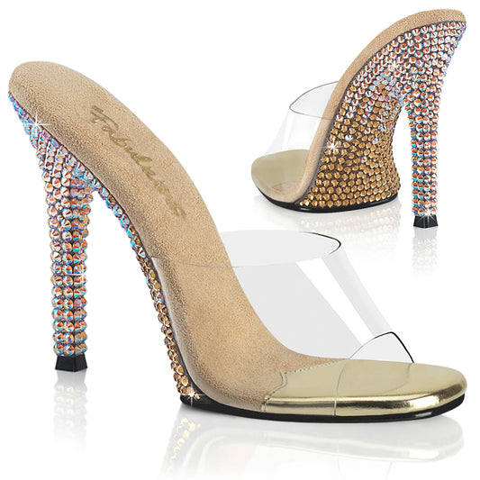 Fabulicious Women's Shoes GALA-01DMM Clr/Gold Multi RS
