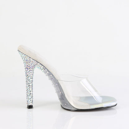 Fabulicious Women's Shoes GALA-01DSP Clr/Slv AB RS