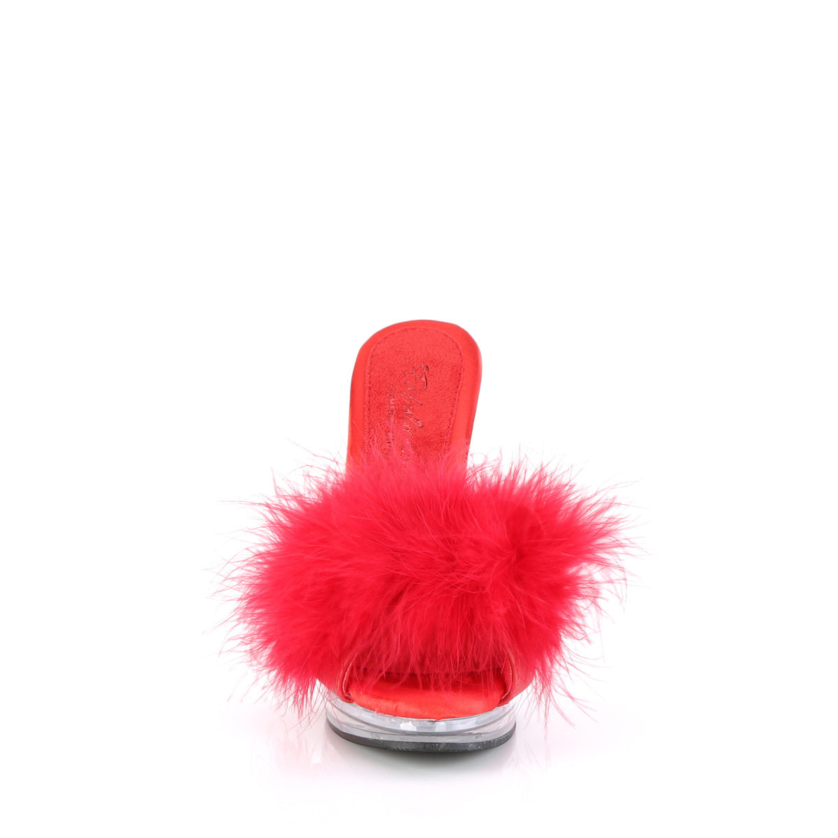 Fabulicious  Des sandales GLORY-501F-8 FAUX FAUX ROUGE-FUR / CLR