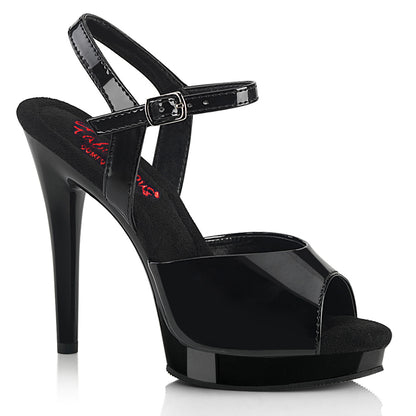 Fabulicious  Des sandales GLORY-509 BLK PAT / BLK