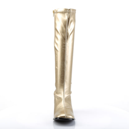 Funtasma Bottes pour femmes Gogo-300 Gold STR PU