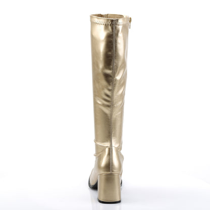 Funtasma Bottes pour femmes Gogo-300 Gold STR PU