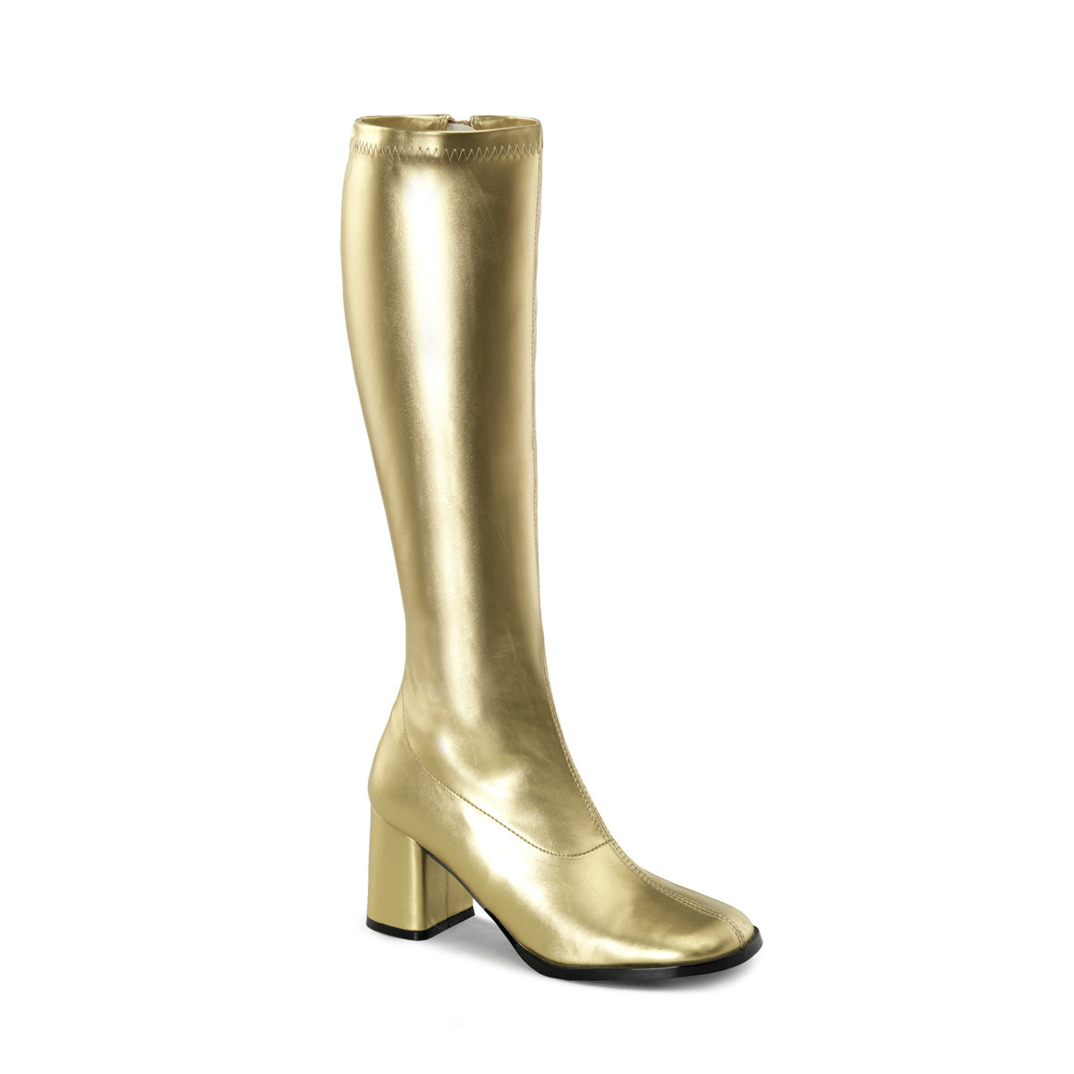 Funtasma Bottes pour femmes Gogo-300 Gold STR PU